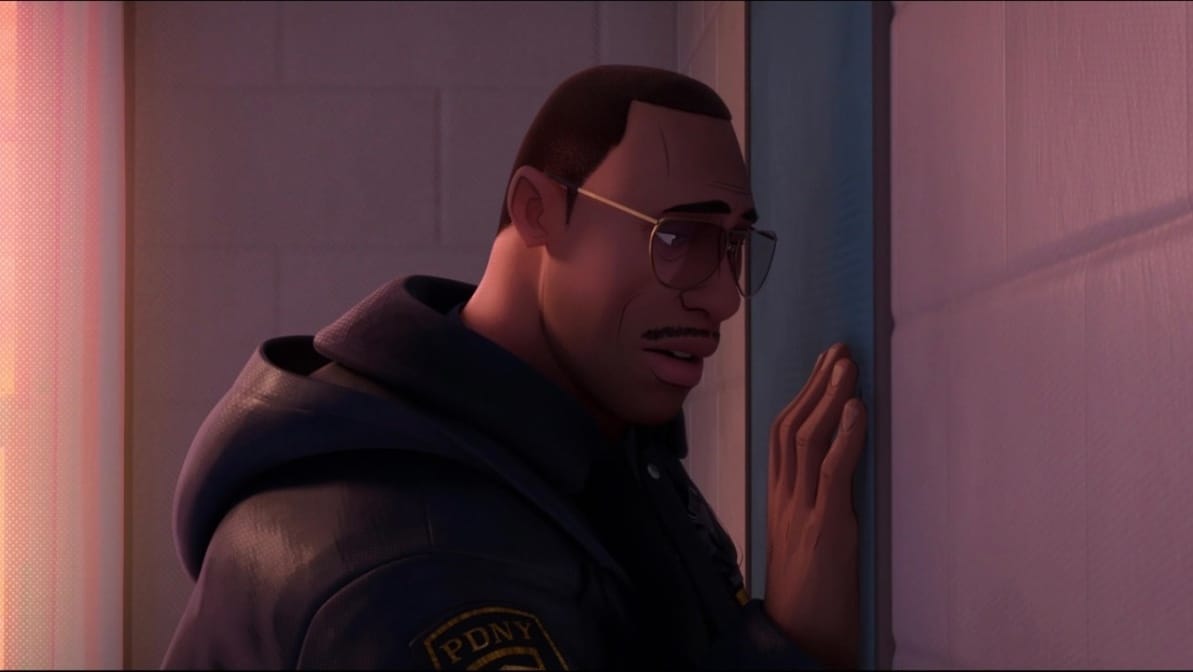 Jefferson Davis puts his hand on the door to Miles's dorm room to deliver some bad news.